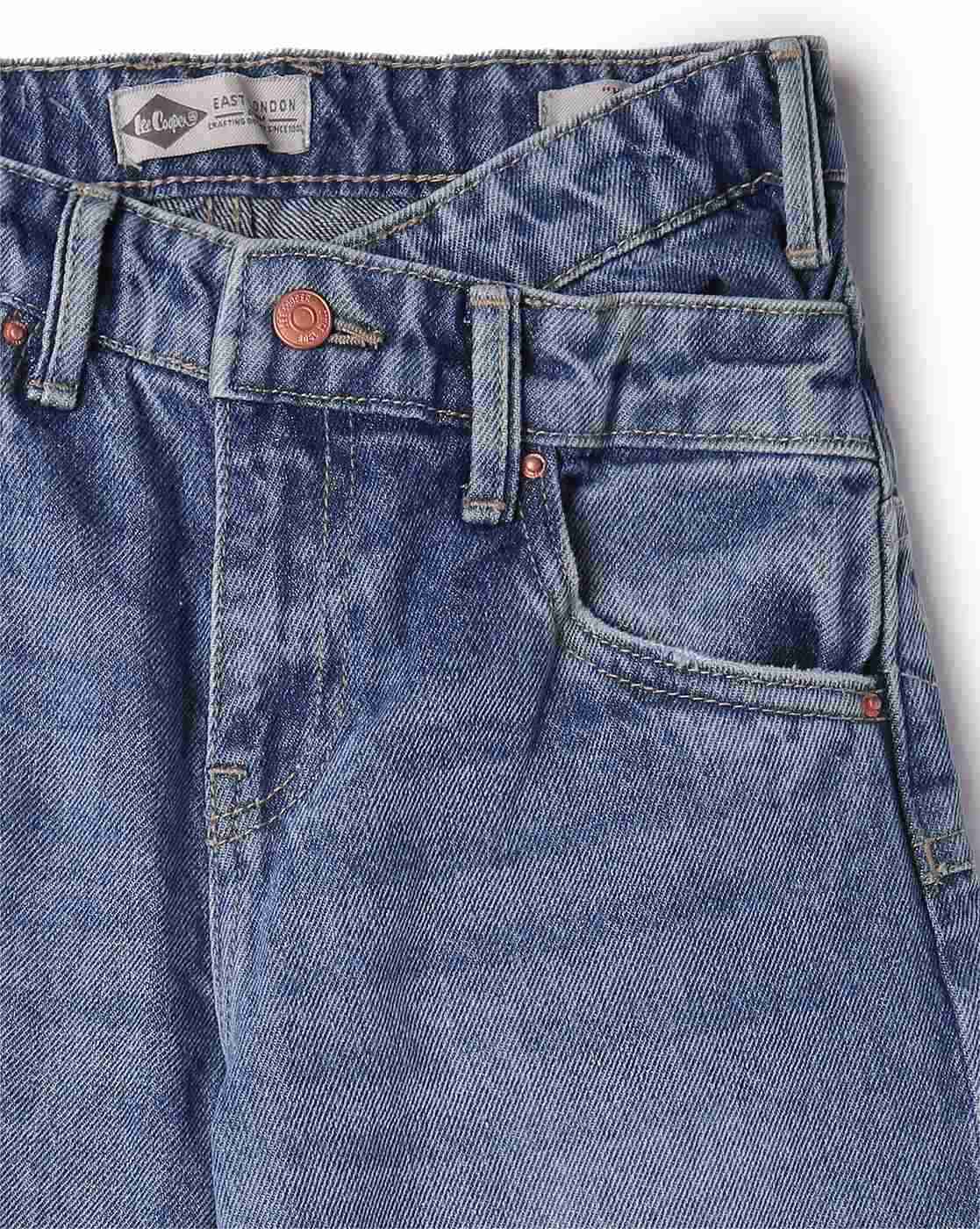Lee Cooper | Wide Leg Mid-Wash Jeans|2