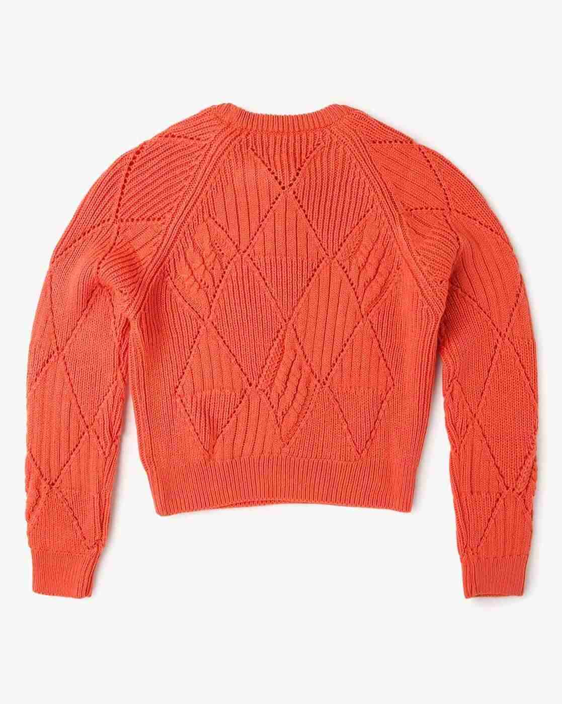 Lee Cooper | Geometric Knit Round-Neck Pullover|1