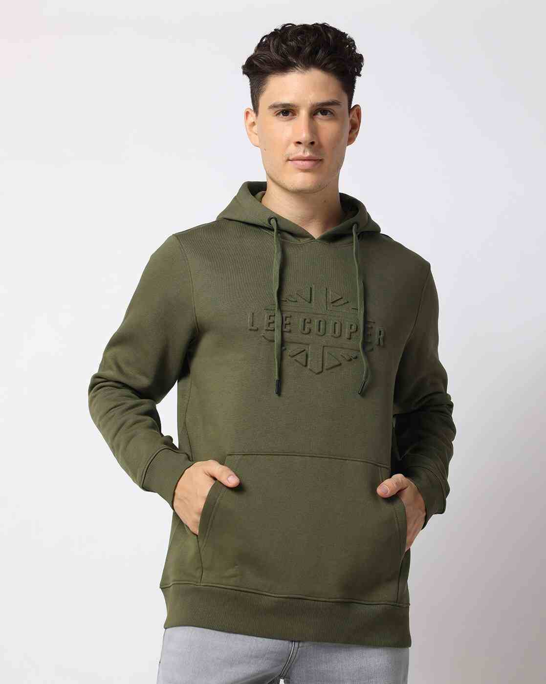 Lee Cooper | Brand Embossed Hoodie|1
