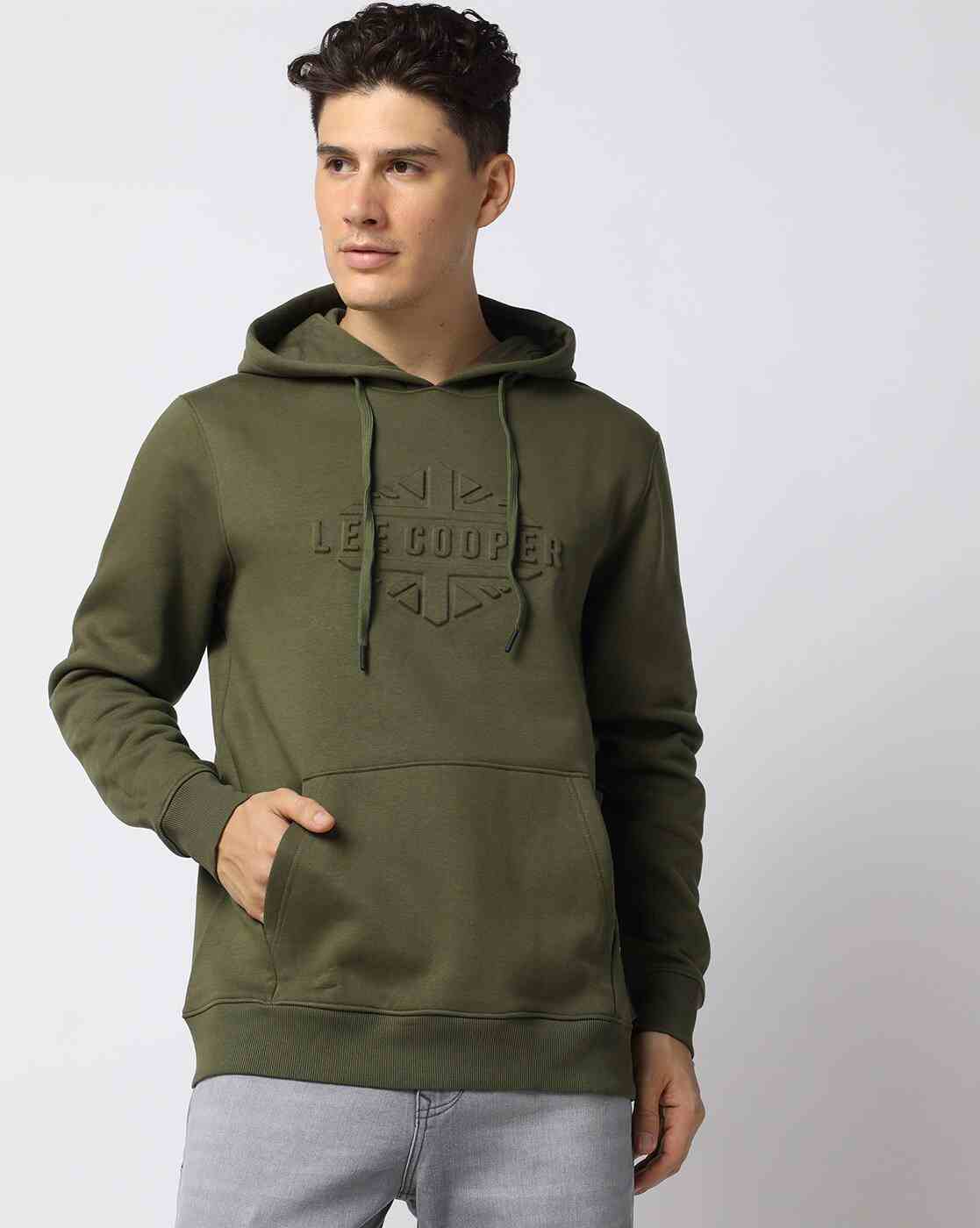 Lee Cooper | Brand Embossed Hoodie|4