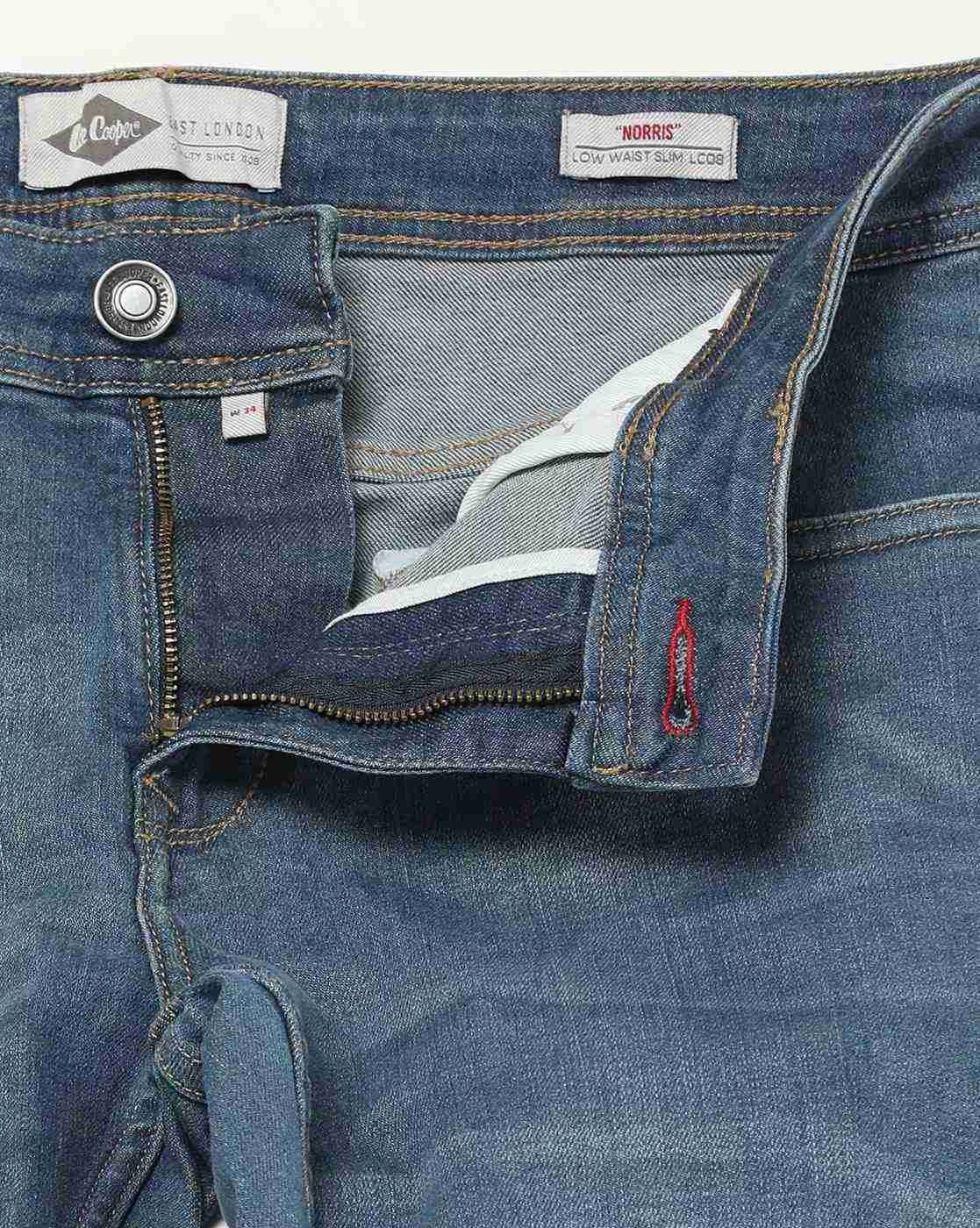 Lee Cooper | Men Lightly-Washed Slim Fit Jeans|4
