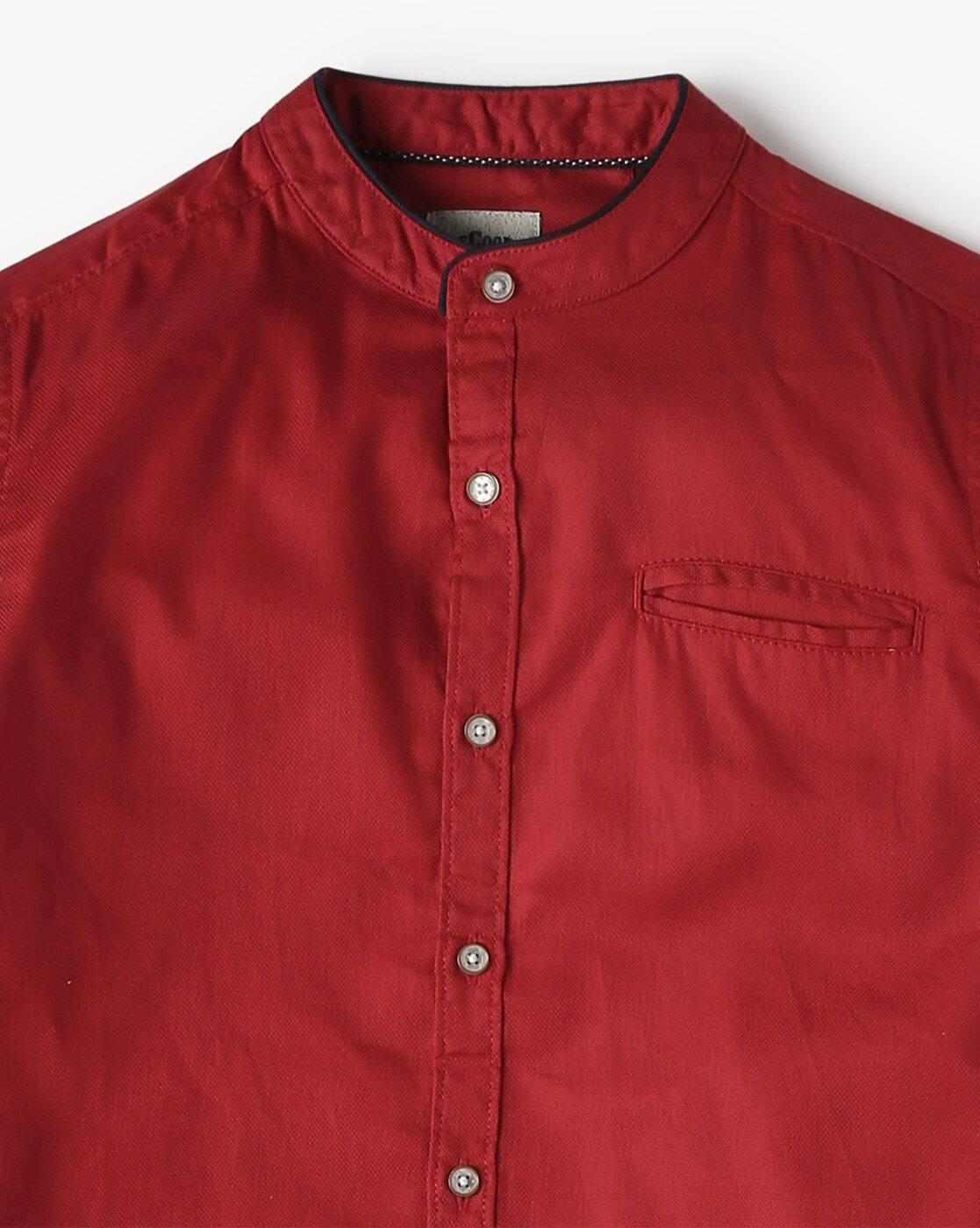 Lee Cooper | Boys Slim Fit Shirt with Welt Pocket|2