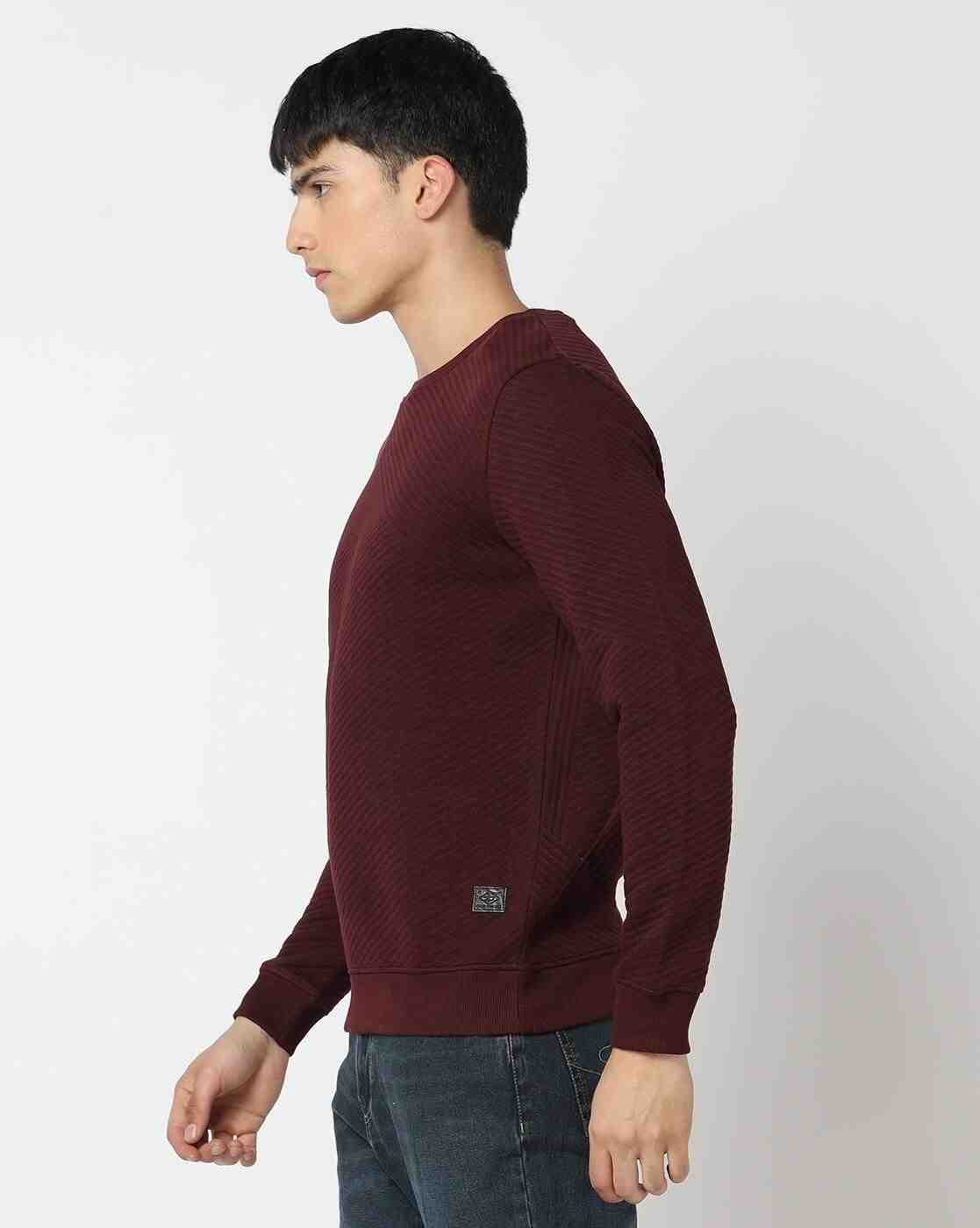 Lee Cooper | Ribbed Crew-Neck Sweatshirt|1