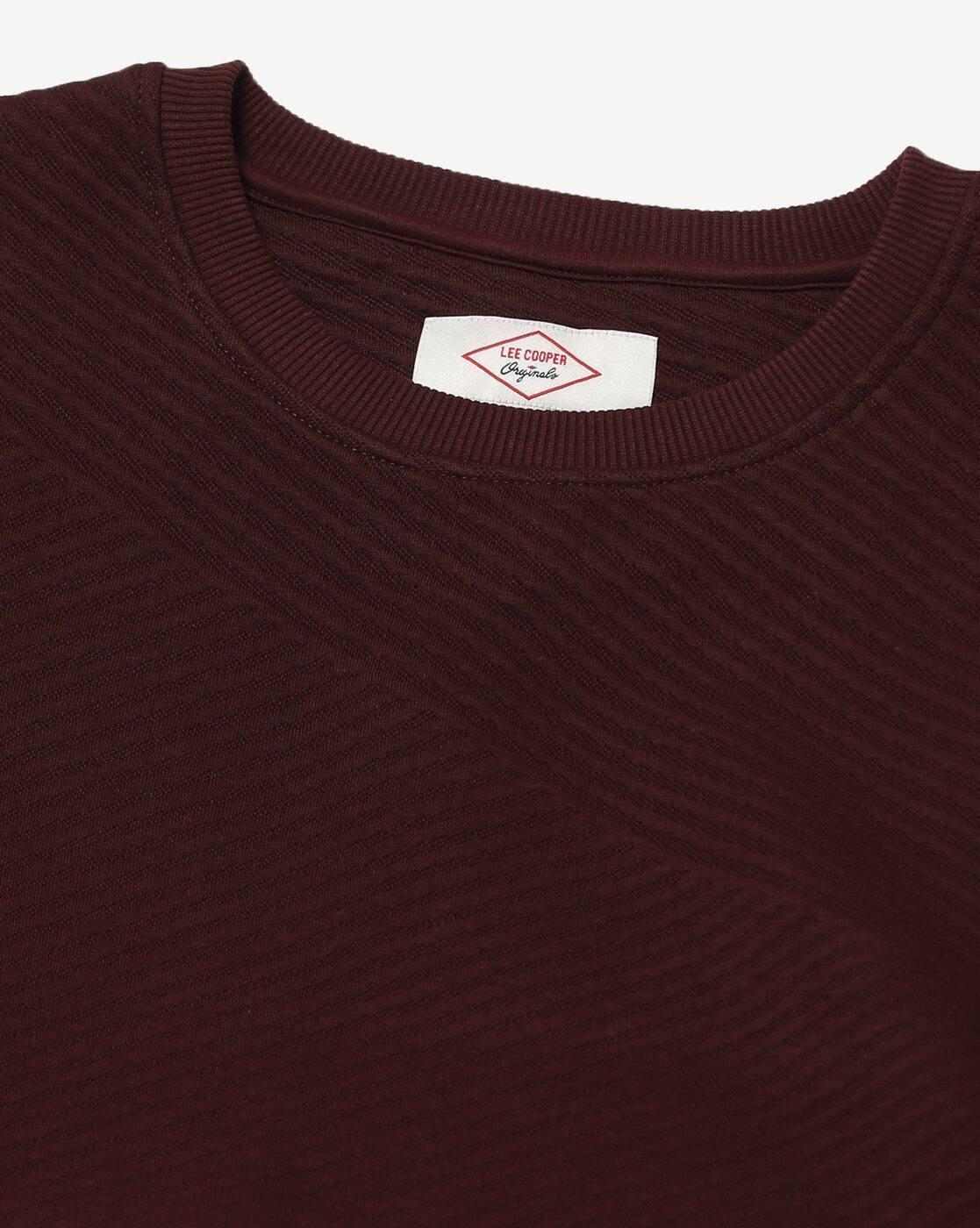 Lee Cooper | Ribbed Crew-Neck Sweatshirt|4