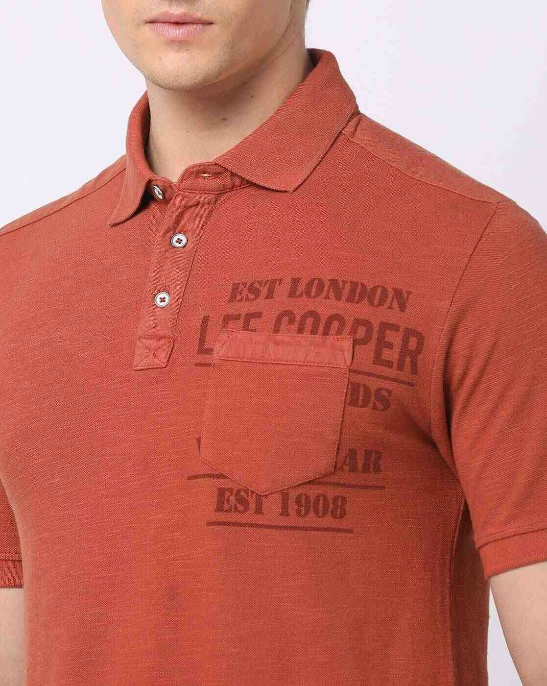 Lee Cooper | Relaxed Fit Logo Print Polo T-Shirt|3