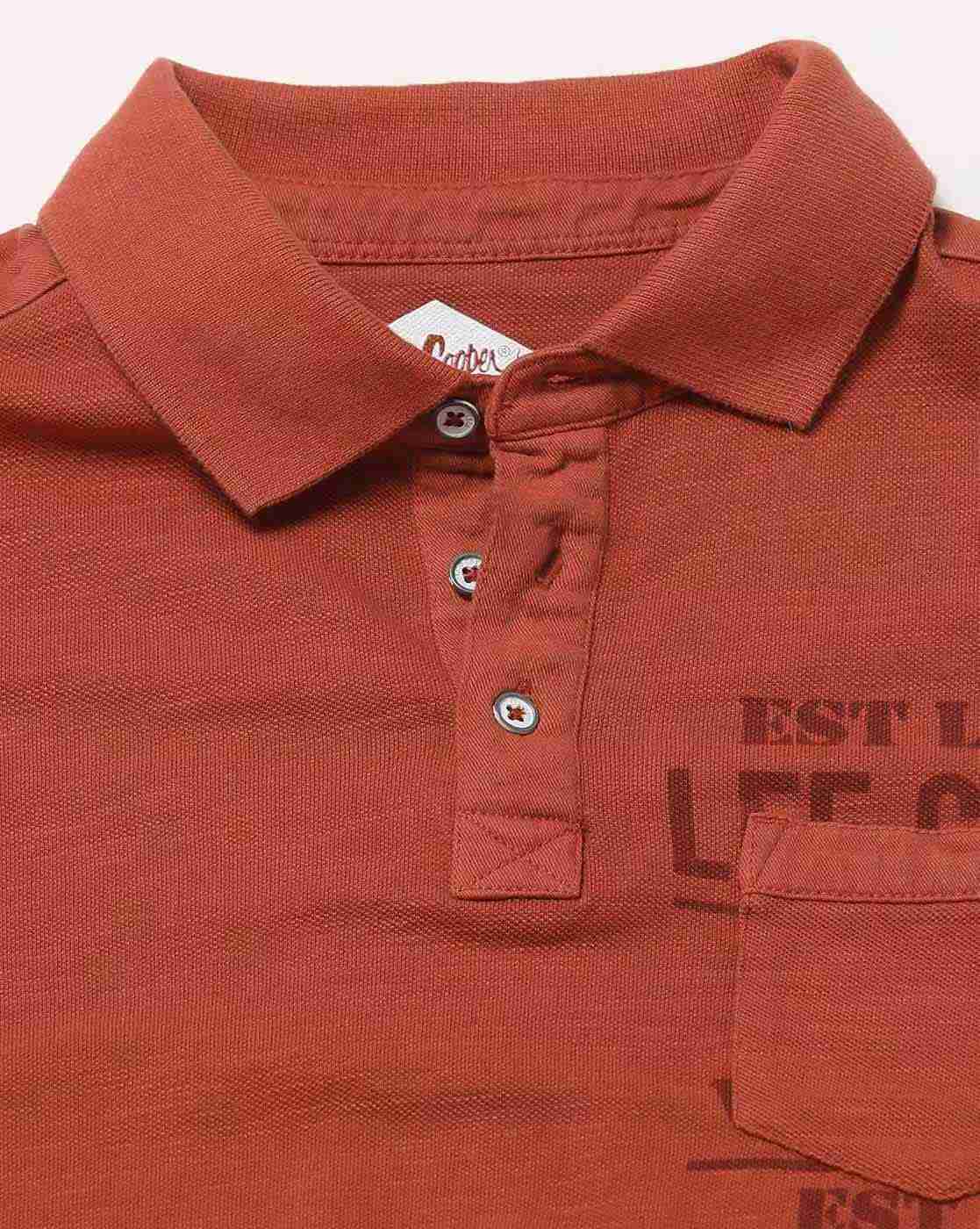 Lee Cooper | Relaxed Fit Logo Print Polo T-Shirt|4