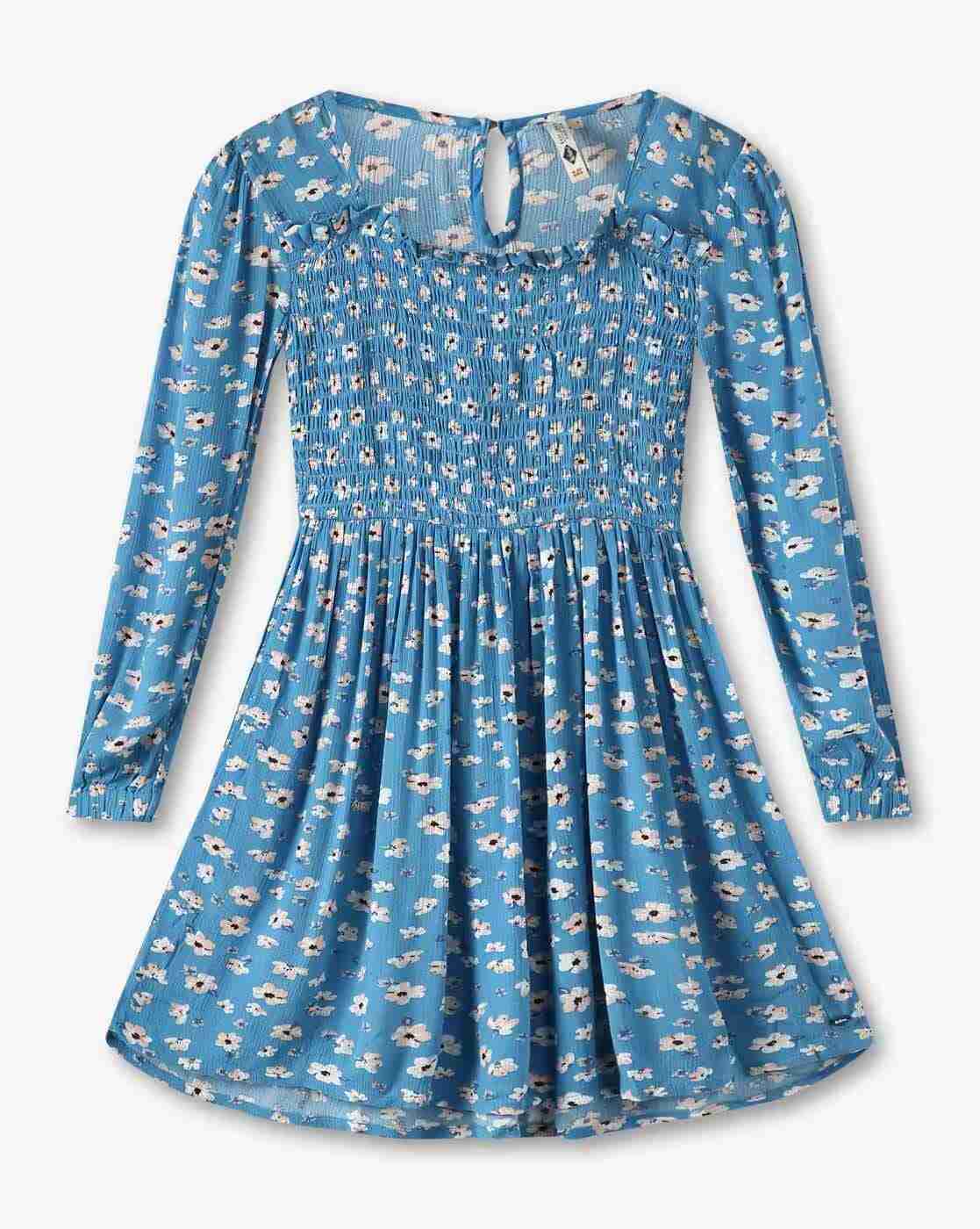 Lee Cooper | Girls Floral Print Fit & Flare Dress|0