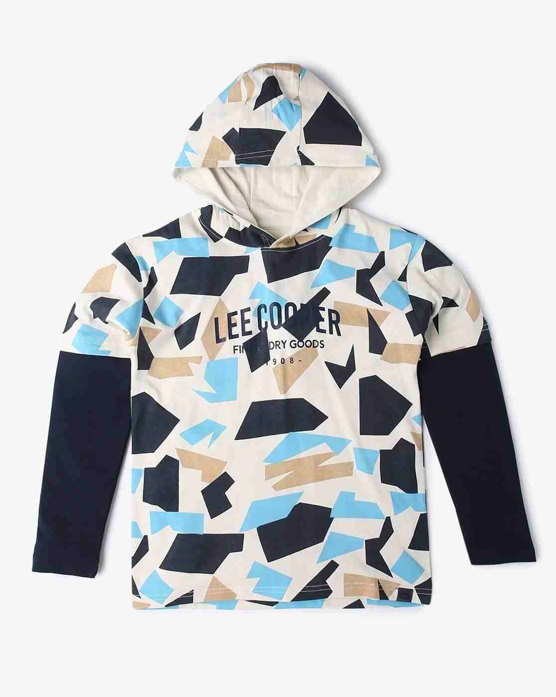 Lee Cooper | Printed Hooded Regular Fit T-Shirt|0