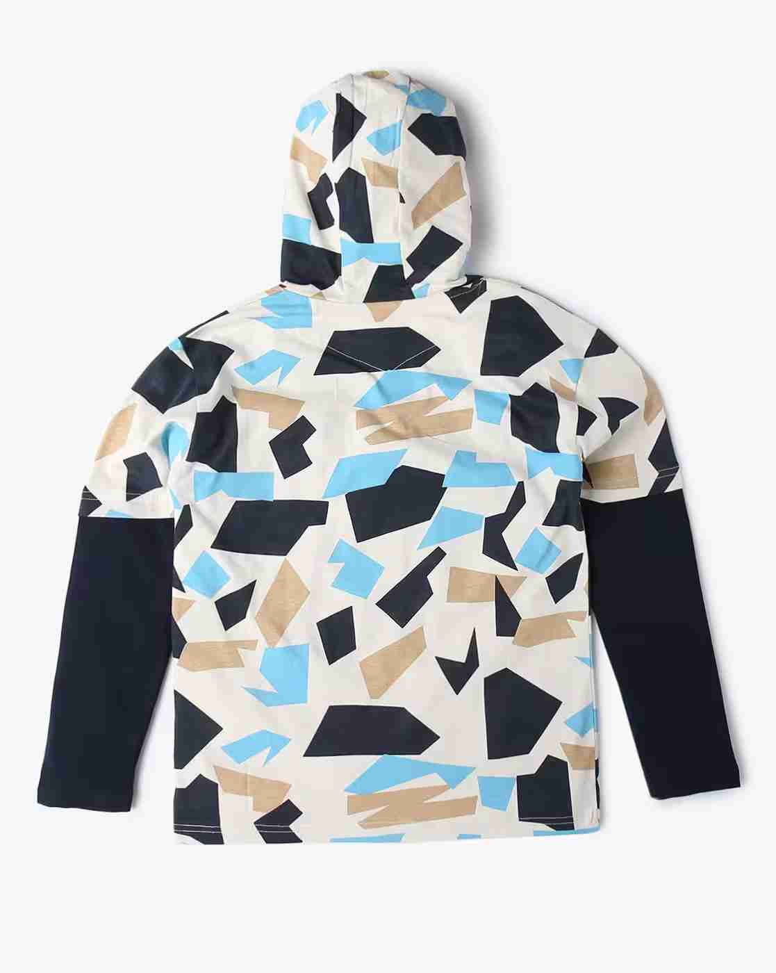 Lee Cooper | Printed Hooded Regular Fit T-Shirt|1