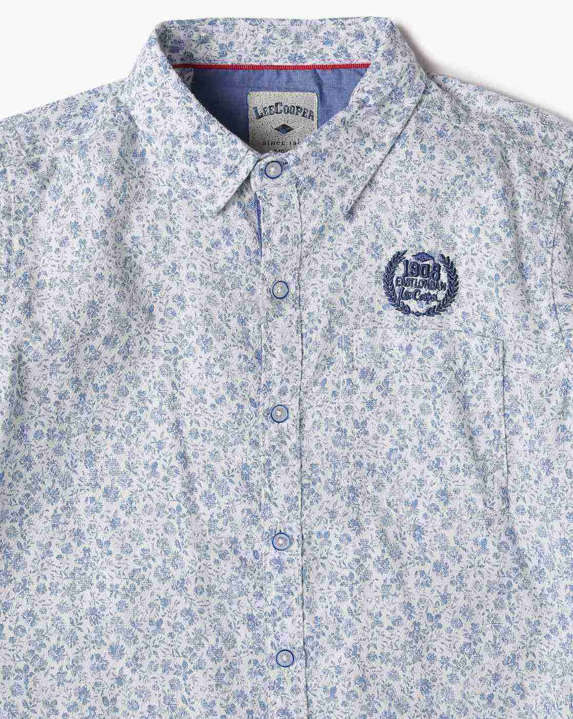 Lee Cooper | Printed Slim Fit Shirt|2