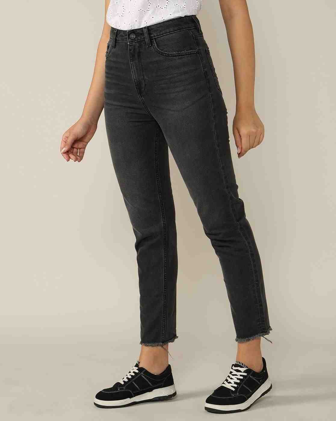 Lee Cooper | Women Stone Washed Tapered Fit Jeans|0