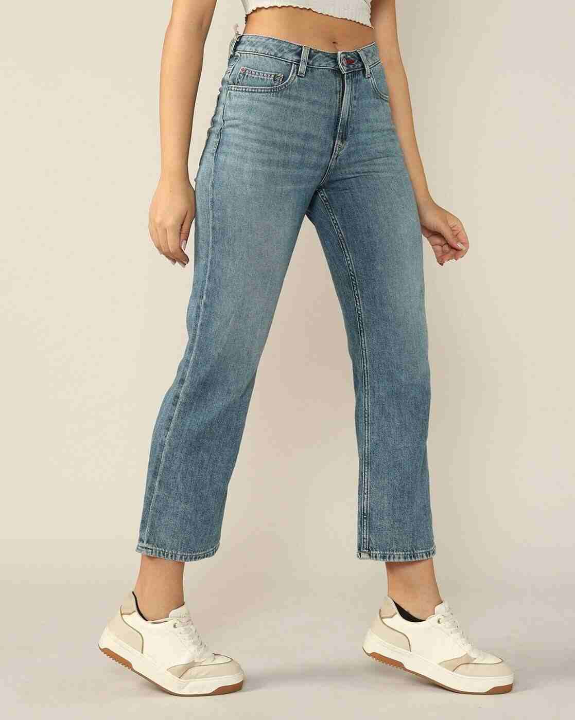 Lee Cooper | Women Mid-Washed Skinny Fit Jeans|1