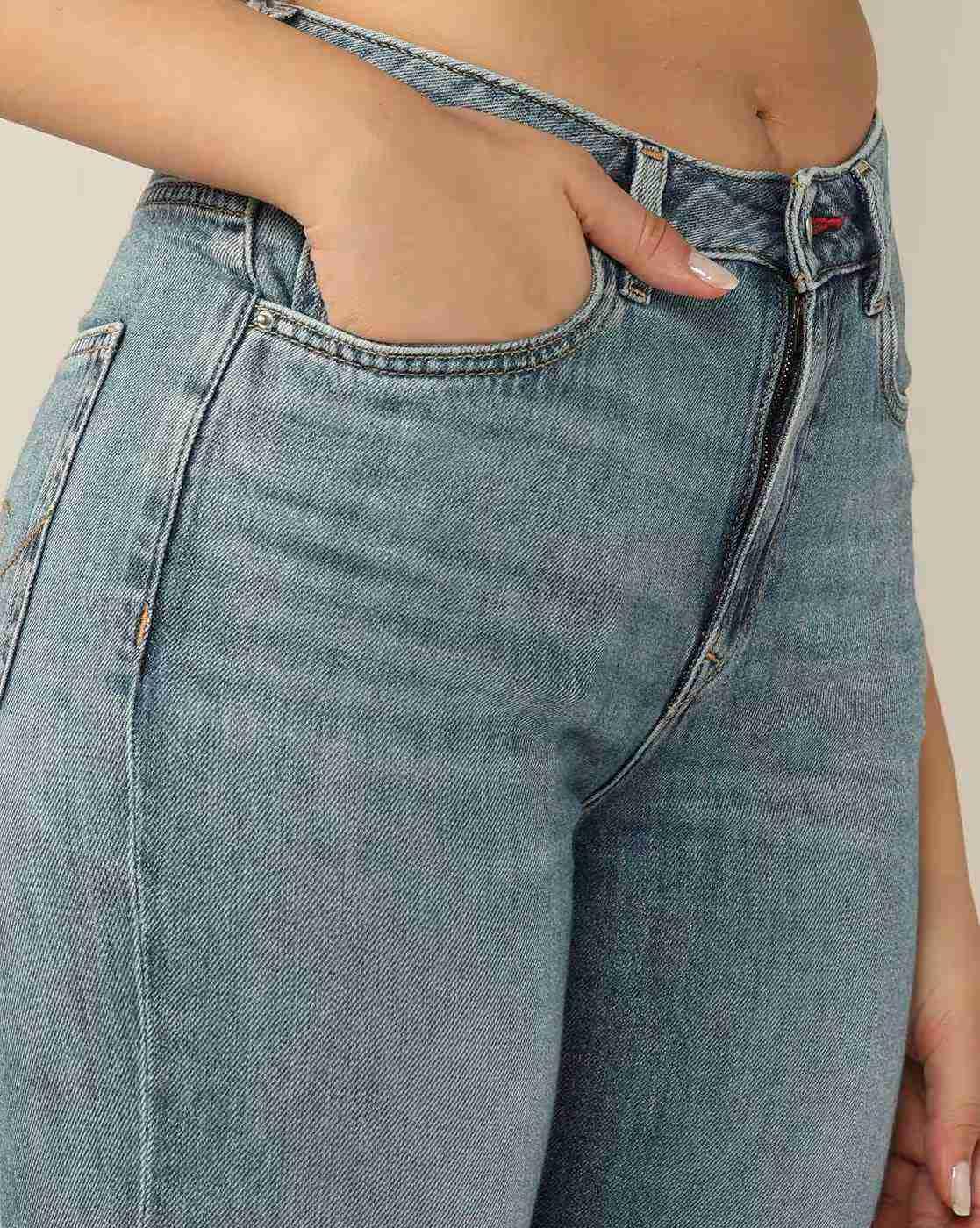 Lee Cooper | Women Mid-Washed Skinny Fit Jeans|4