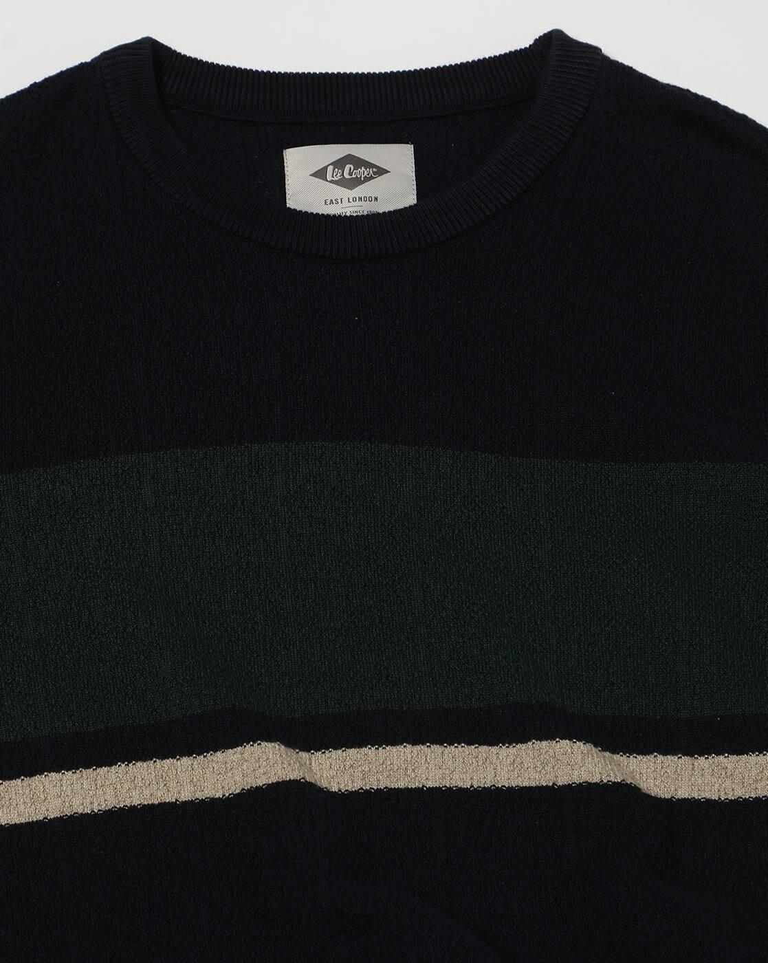 Lee Cooper | Men Colourblock Regular Fit Crew-Neck Pullover|4