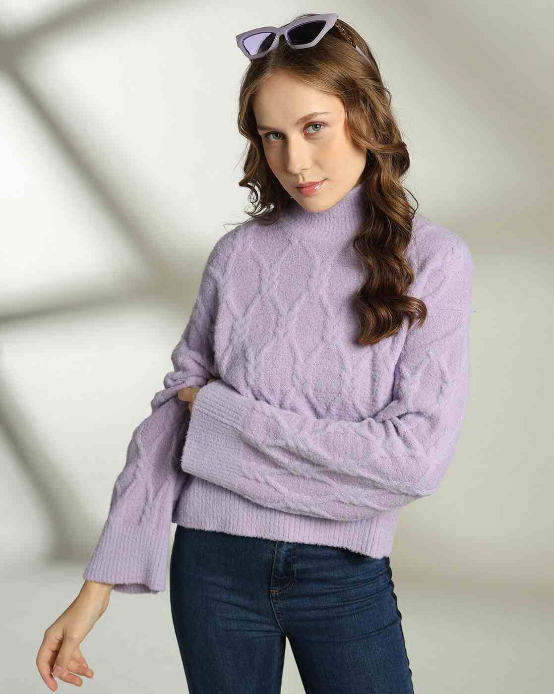 Lee Cooper | Women Cable-Knit Winterwear Sweater|0