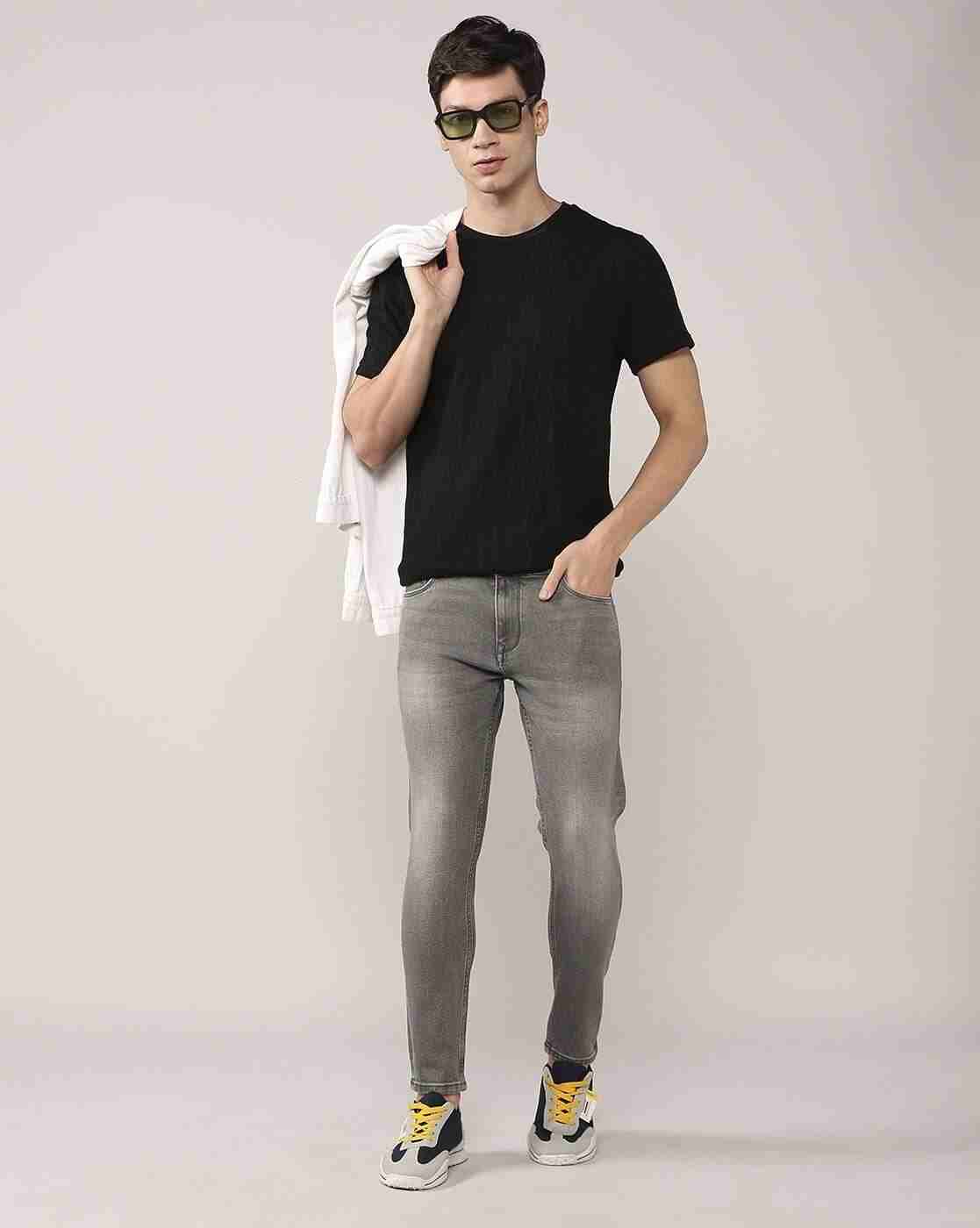 Lee Cooper | Men Mid-Wash Slim Fit Jeans|0