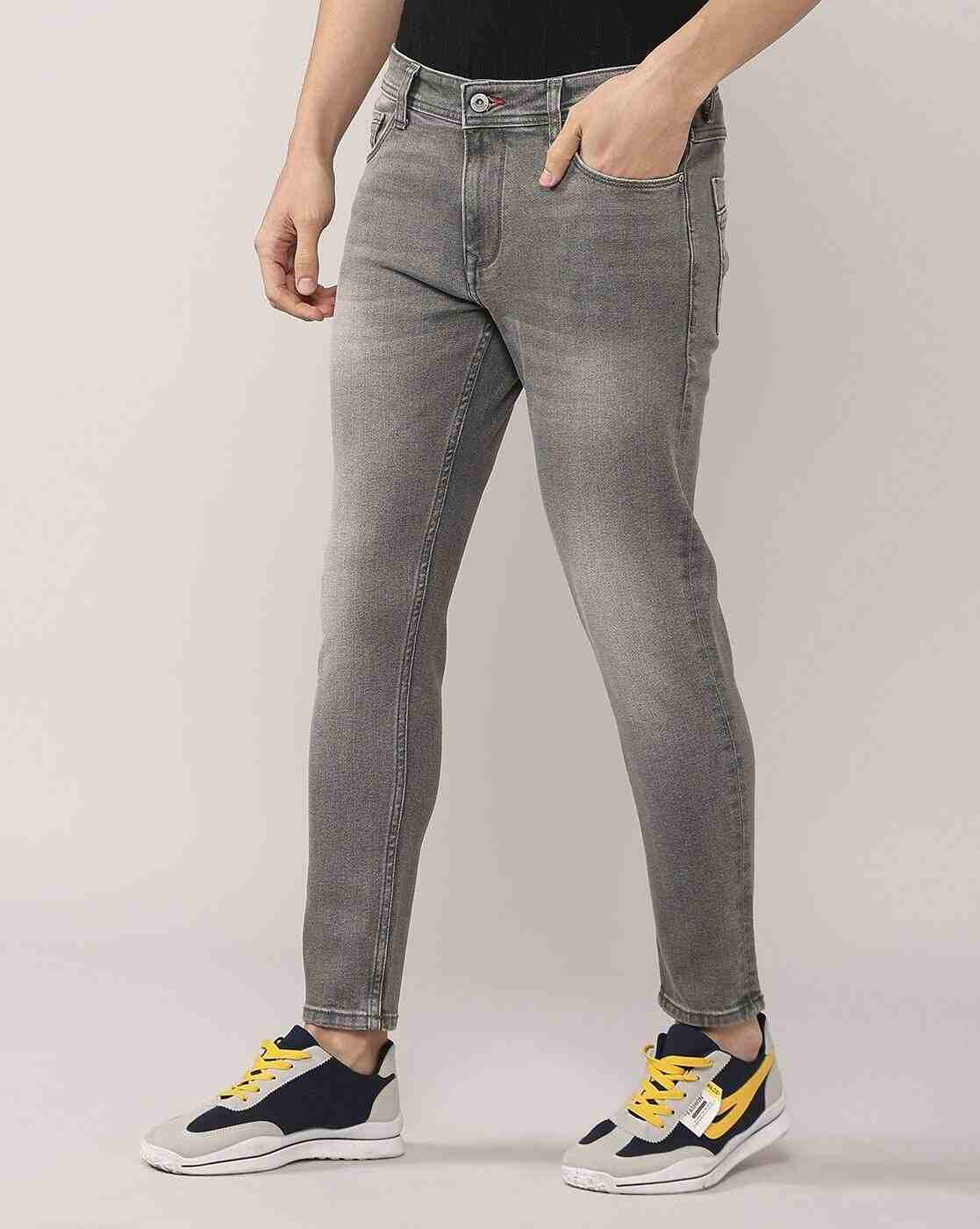 Lee Cooper | Men Mid-Wash Slim Fit Jeans|3
