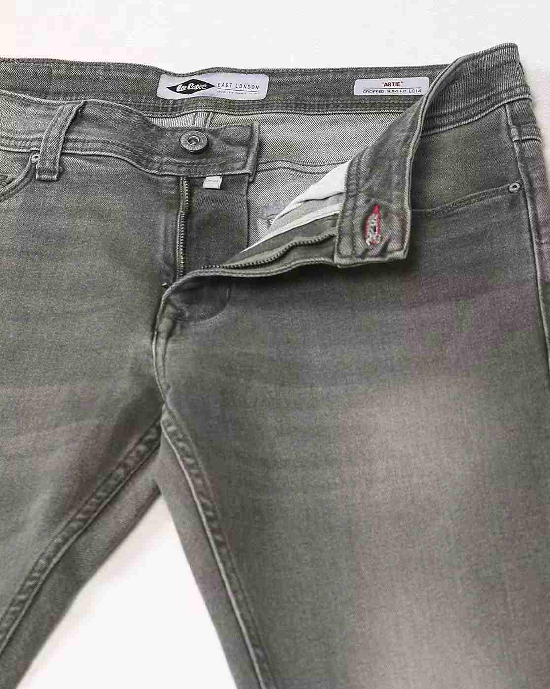 Lee Cooper | Men Mid-Wash Slim Fit Jeans|5