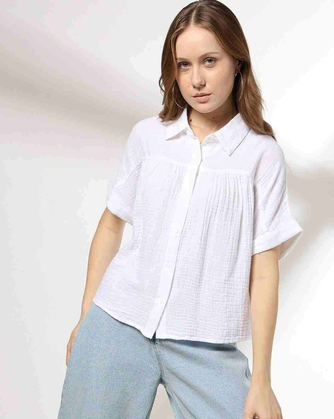 Lee Cooper | Women Relaxed Fit Cotton Shirt|0