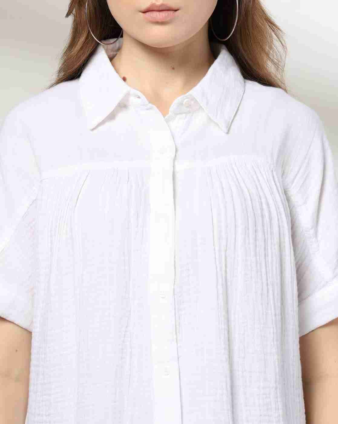 Lee Cooper | Women Relaxed Fit Cotton Shirt|3