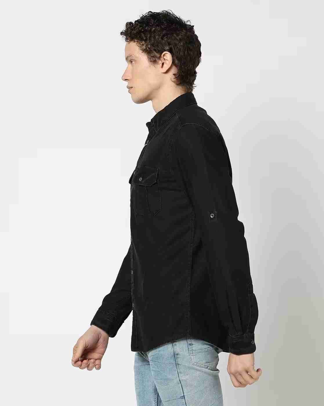 Lee Cooper | Men Denim Relaxed Fit Shirt|2