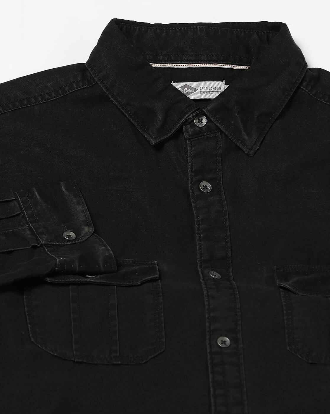 Lee Cooper | Men Denim Relaxed Fit Shirt|5