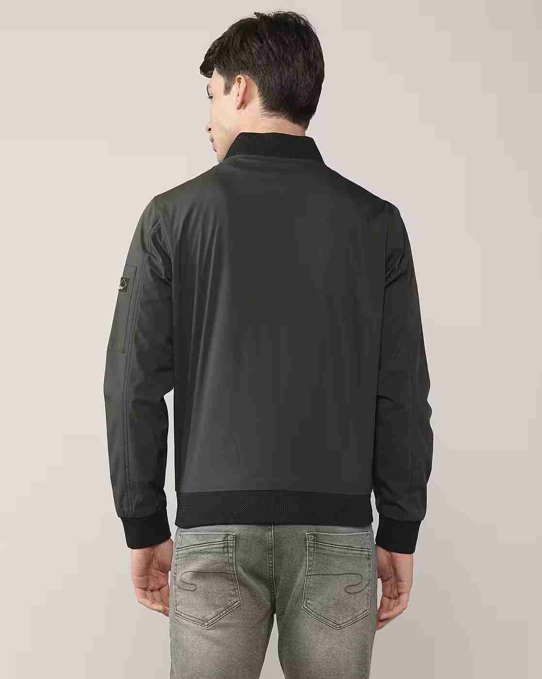 Lee Cooper | Men Regular Fit Bomber Jacket|2