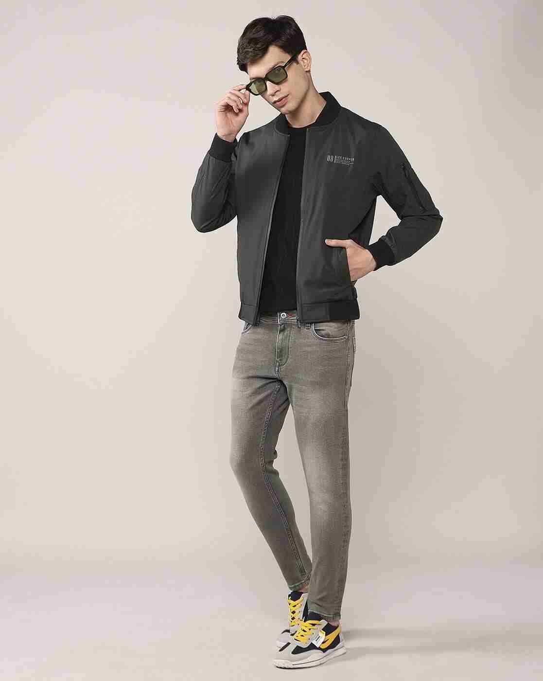 Lee Cooper | Men Regular Fit Bomber Jacket|3
