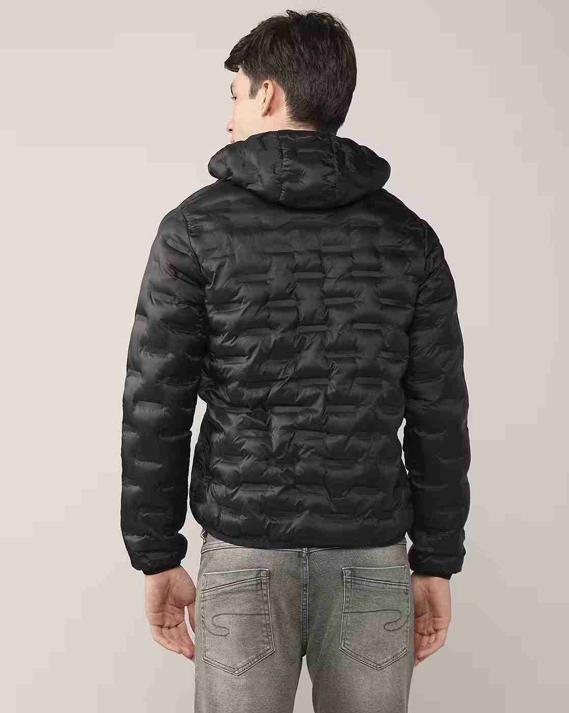 Lee Cooper | Men Quilted Regular Fit Winterwear Jacket|2
