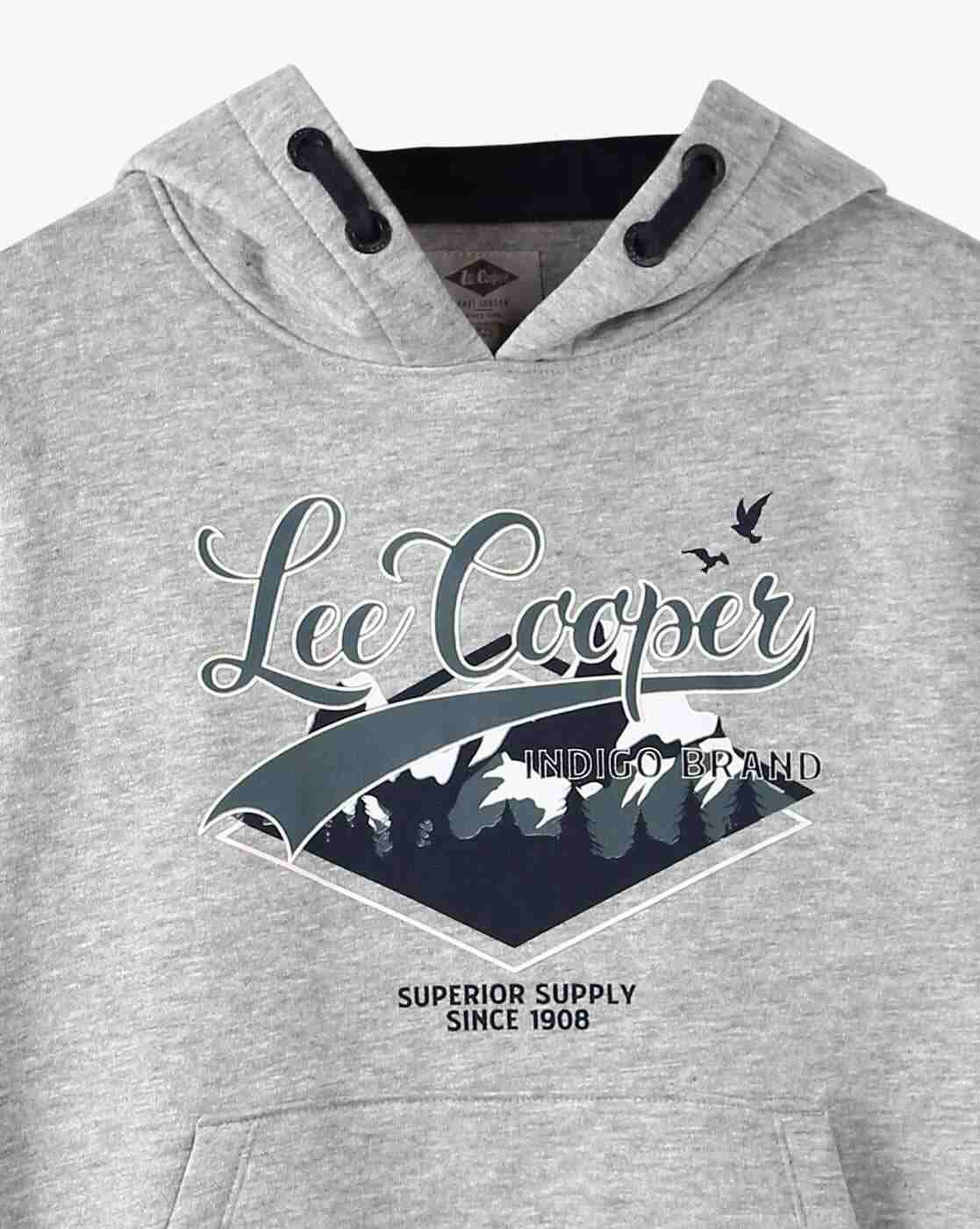 Lee Cooper | Boys Brand Print Relaxed Fit Hoodie|2
