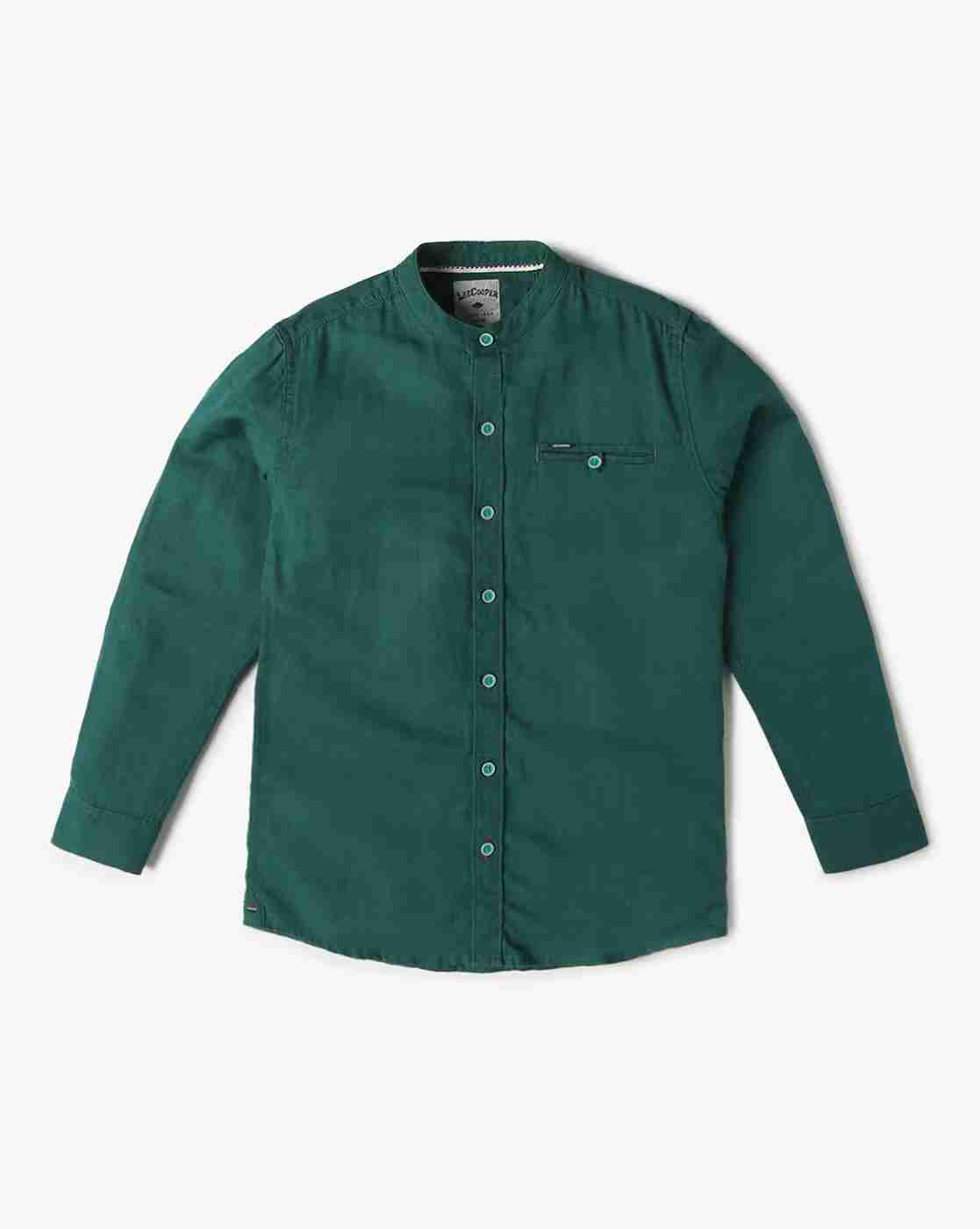 Boys Relaxed Fit Shirt with Welt Pocket