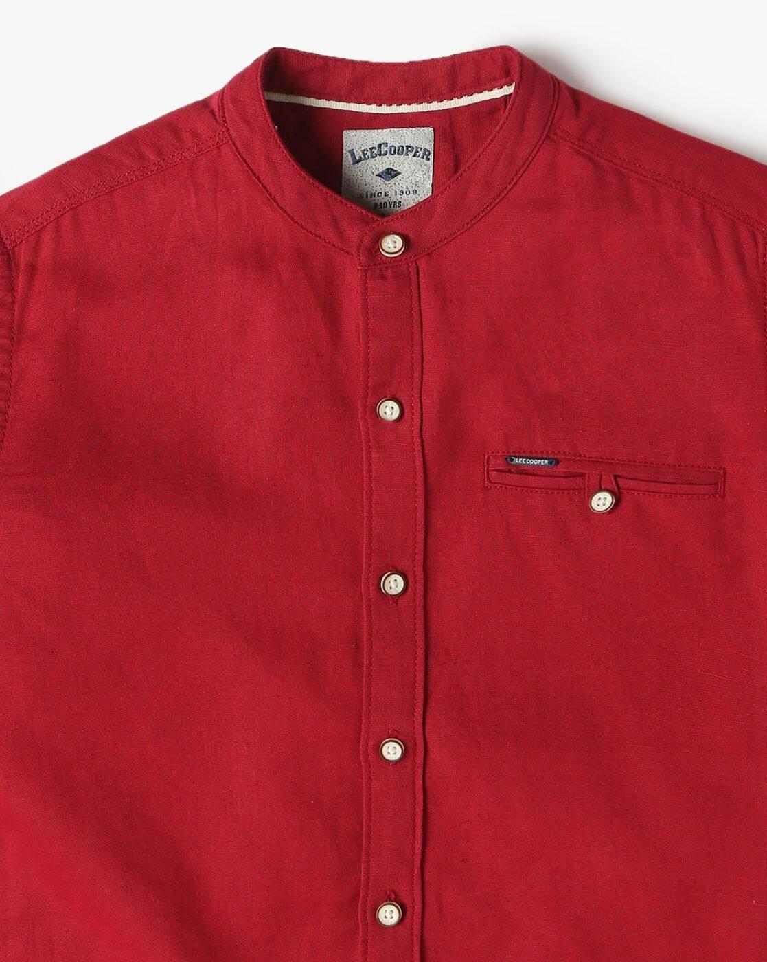 Lee Cooper | Boys Relaxed Fit Shirt with Welt Pocket|2