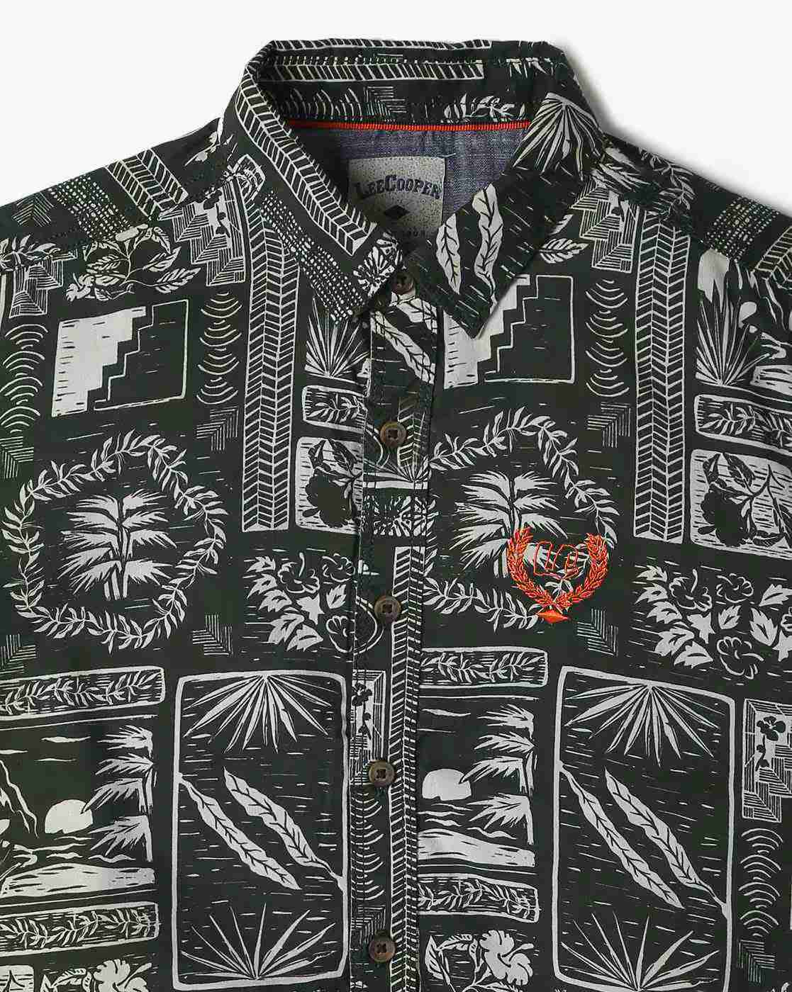 Lee Cooper | Boys Graphic Print Relaxed Fit Shirt|2