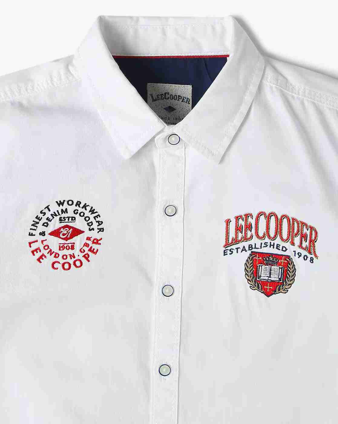 Lee Cooper | Boys Printed Regular Fit Shirt|2