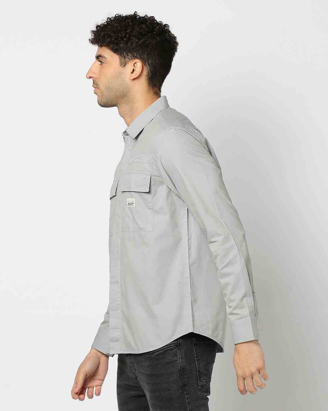Lee Cooper | Men Oversized Fit Shacket|1