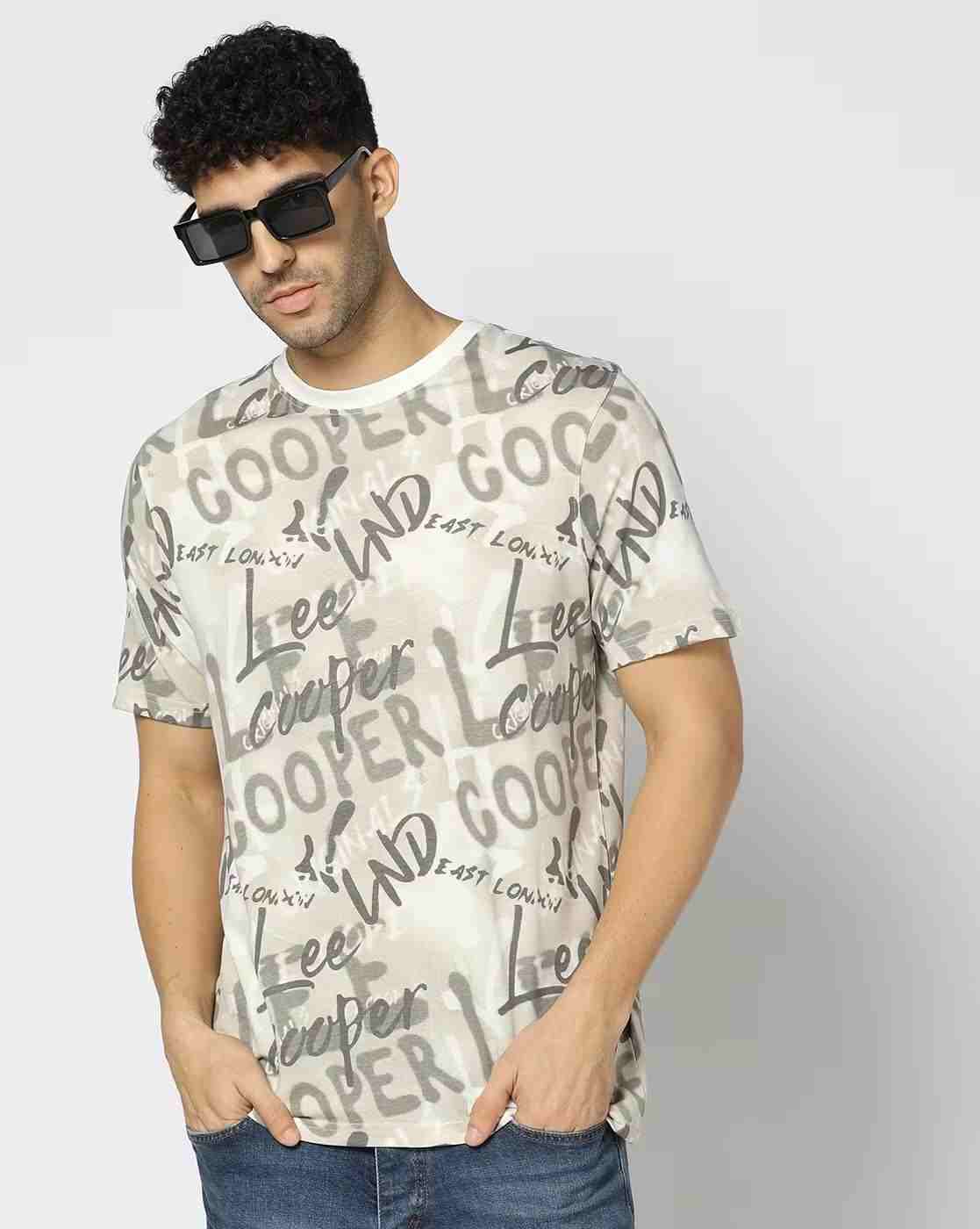 Lee Cooper | Men Printed Relaxed Fit Crew-Neck T-Shirt|0