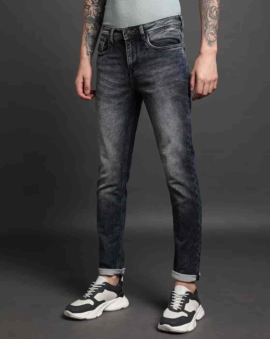 Lee Cooper | Men Mid Wash Comfort Slim LCO6 Jeans|0