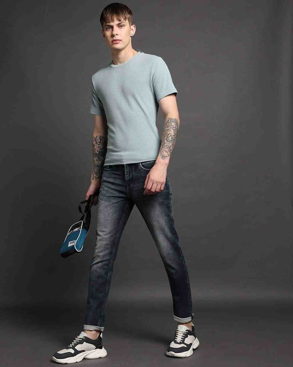 Lee Cooper | Men Mid Wash Comfort Slim LCO6 Jeans|3