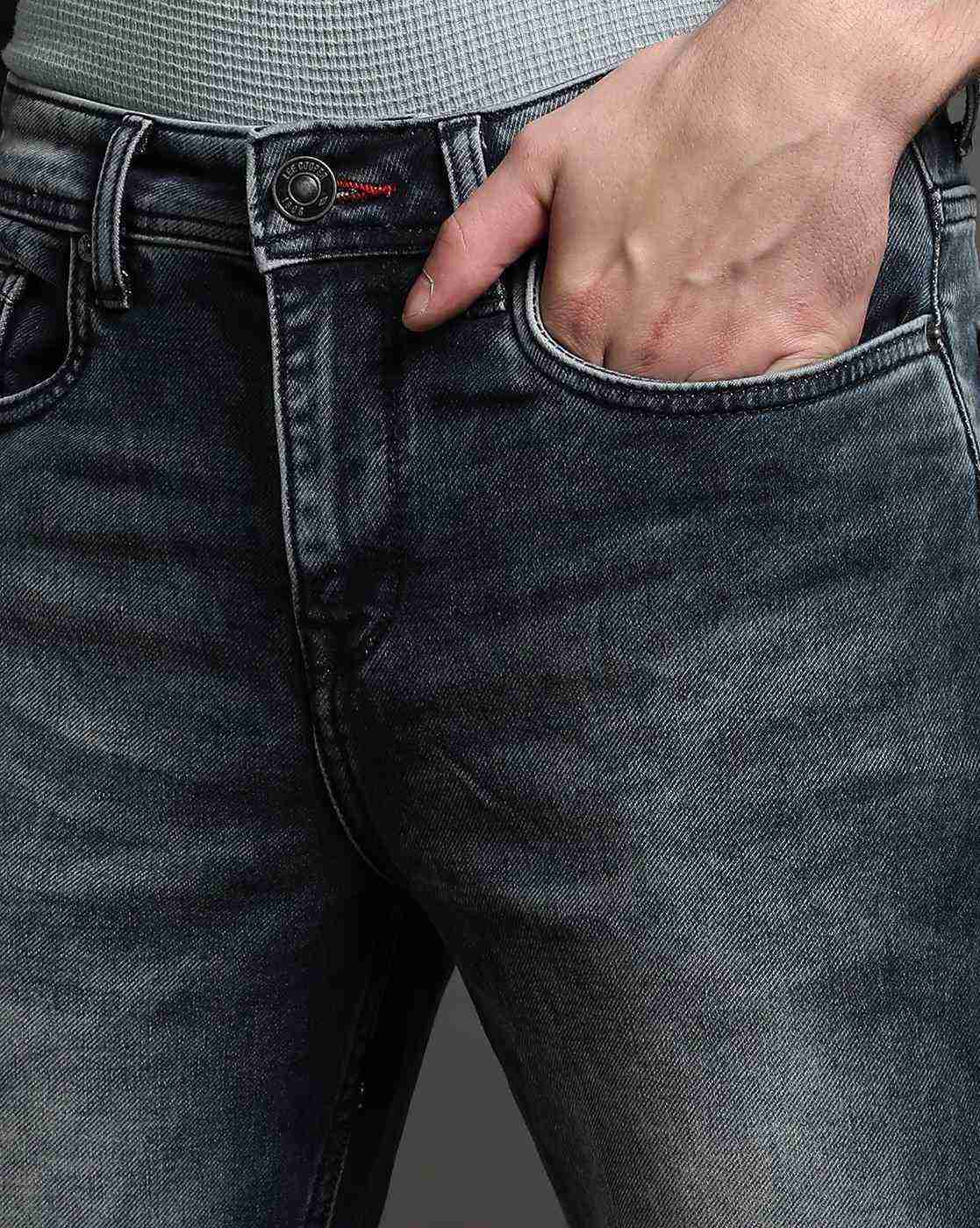 Lee Cooper | Men Mid Wash Comfort Slim LCO6 Jeans|4