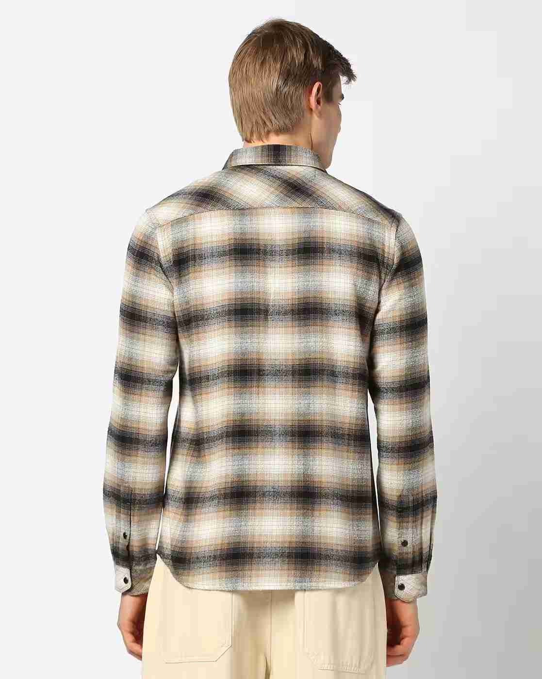 Lee Cooper | Men Checked Regular Fit Shirt|2