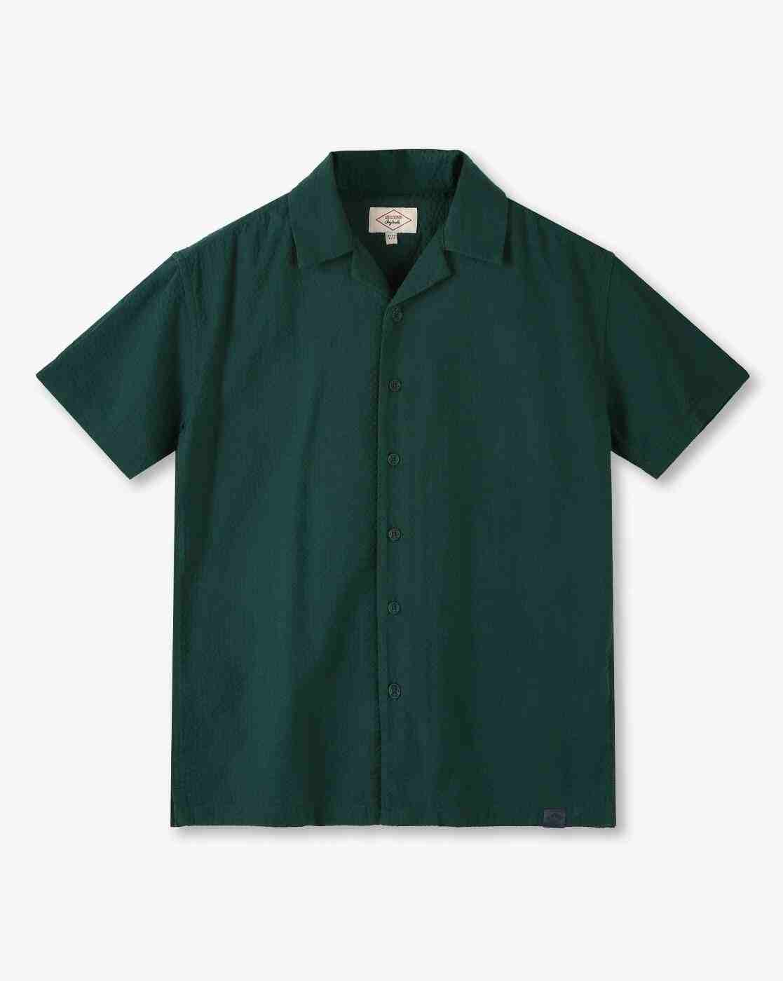 Boys Seer Sucker Relaxed Fit Shirt