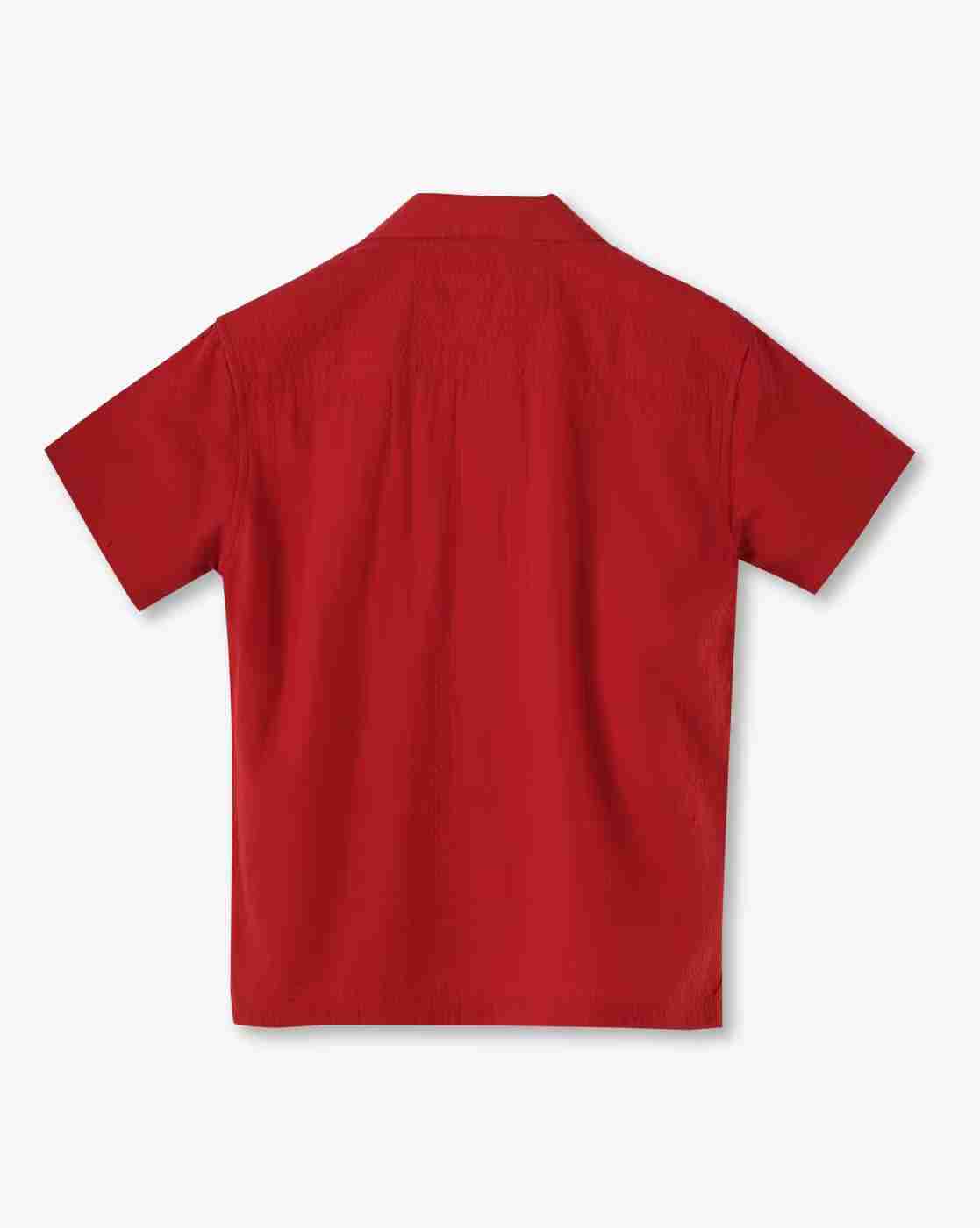 Lee Cooper | Boys Seer Sucker Relaxed Fit Shirt|1