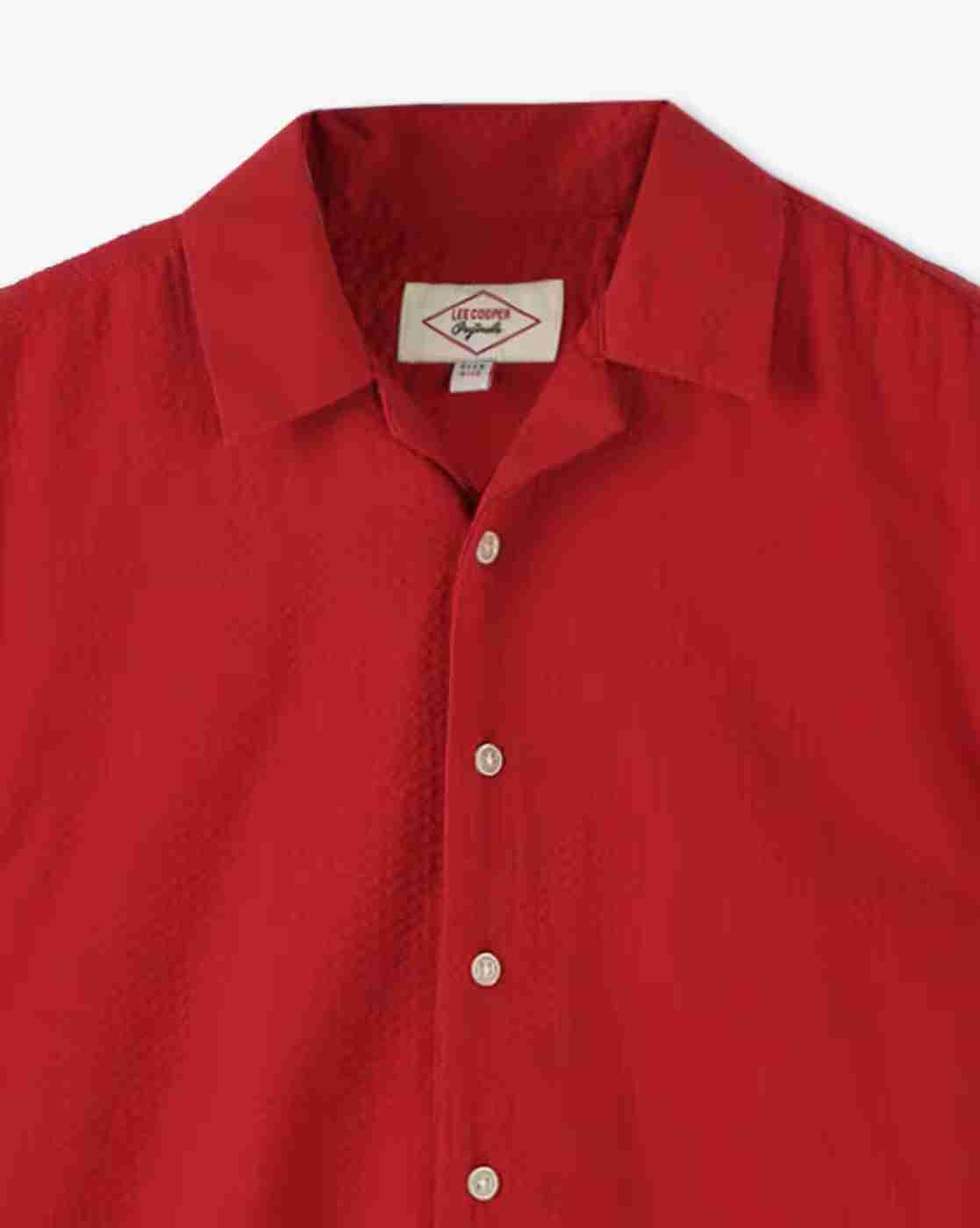 Lee Cooper | Boys Seer Sucker Relaxed Fit Shirt|2