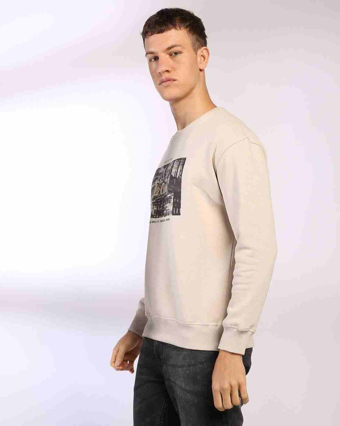 Lee Cooper | Men Brand Print Oversized Fit Sweatshirt|1