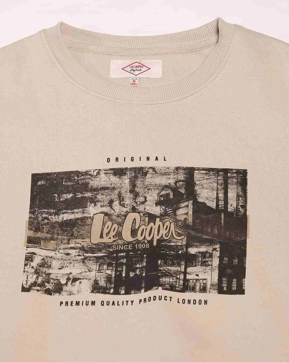 Lee Cooper | Men Brand Print Oversized Fit Sweatshirt|5
