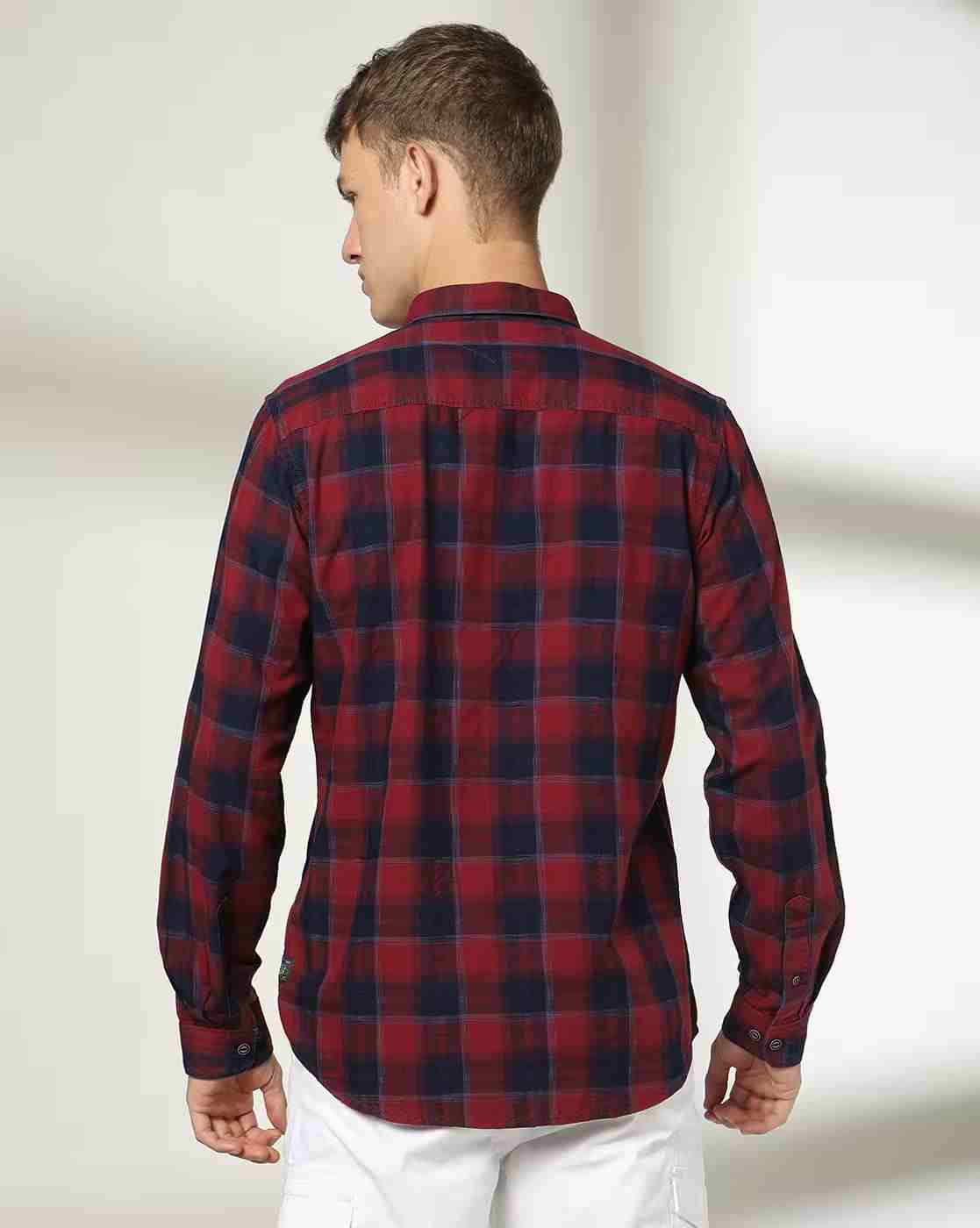 Lee Cooper | Men Checked Regular Fit Shirt|2