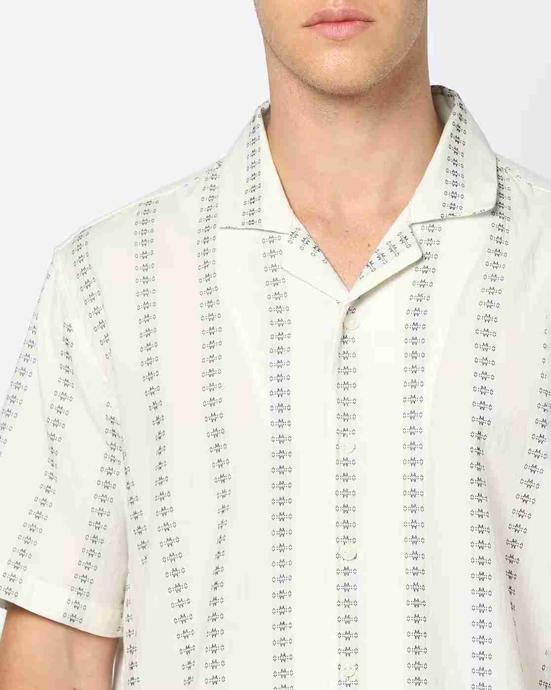 Lee Cooper | Men Striped Relaxed Fit Shirt|3