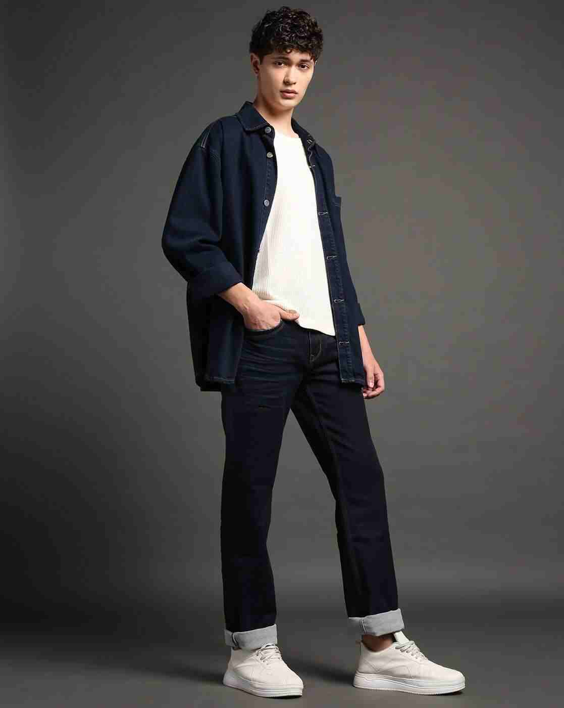 Lee Cooper | Men Light-Wash Albert Slim Straight Fit Jeans-LC20|0