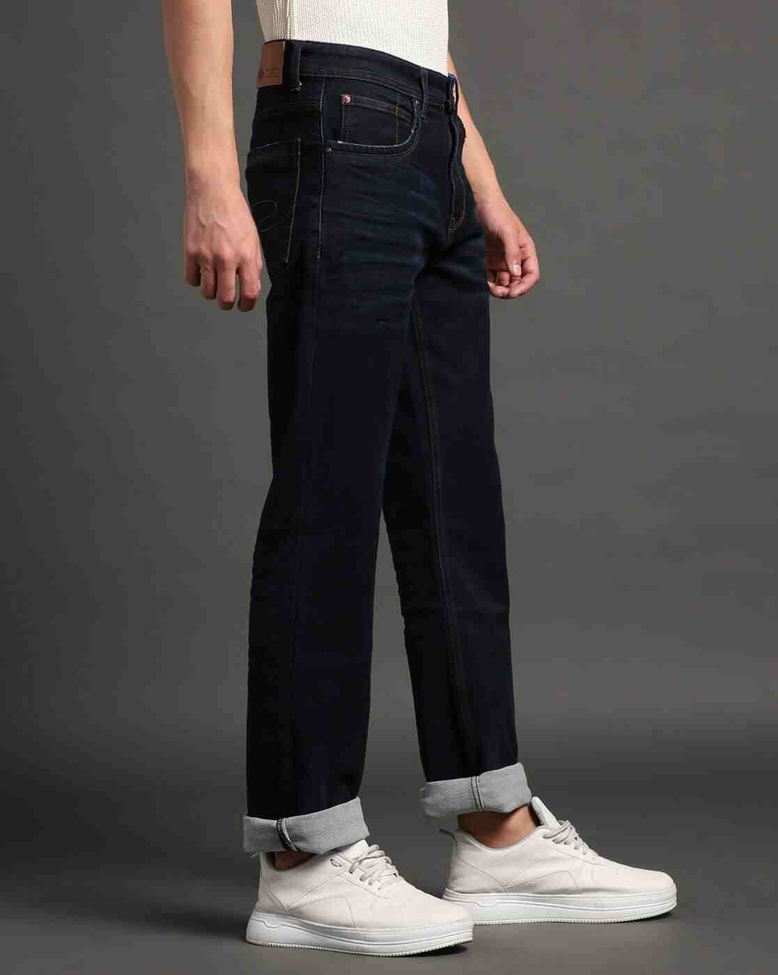 Lee Cooper | Men Light-Wash Albert Slim Straight Fit Jeans-LC20|1