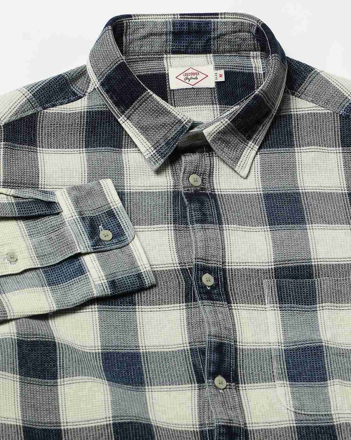Lee Cooper | Men Checked Relaxed Fit Shirt|5